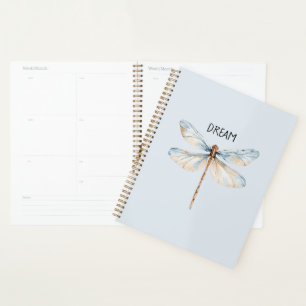 Agenda Libélula de Sueño Blanco Azul