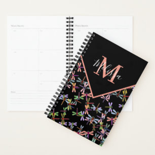 Agenda Libélulas coloridas personalizadas