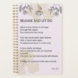 Agenda Liberen y dejen ir - poesía de amor propio