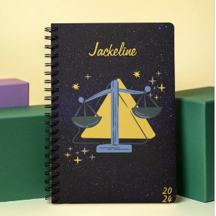 Agenda Libra Zodiac l Calendario Galaxy moderno