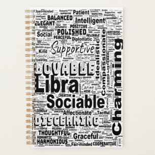 Agenda Libra Zodiac Word Cloud Inspiración