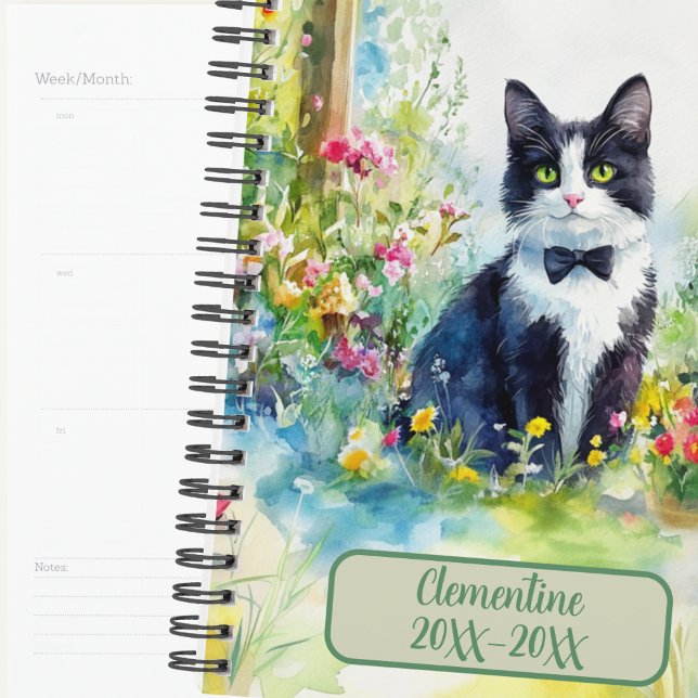 Agenda Libreta de citas sin fecha de gato esmoquin Diario (Subido por el creador)
