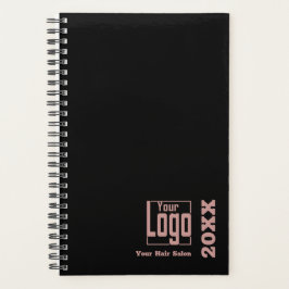 Agenda Libreta mínima de citas con estilo de pelo rosado