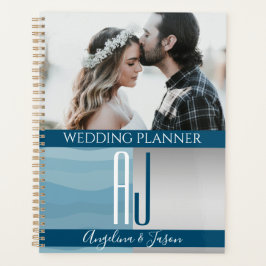 Agenda Libro de Boda Foto Azul