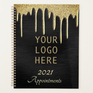 Agenda Libro de citas 2022 con el logotipo de Black Gold
