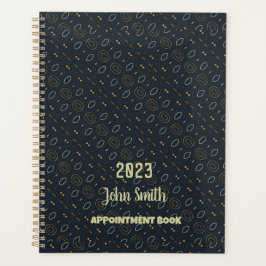 Agenda Libro de citas 2023, Gray With Gold Planner