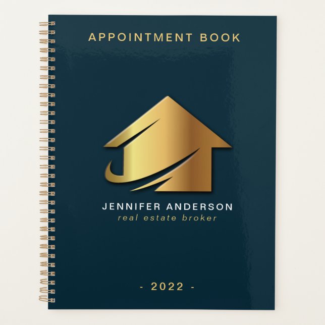 Agenda Libro de citas de agentes inmobiliarios (Anverso)