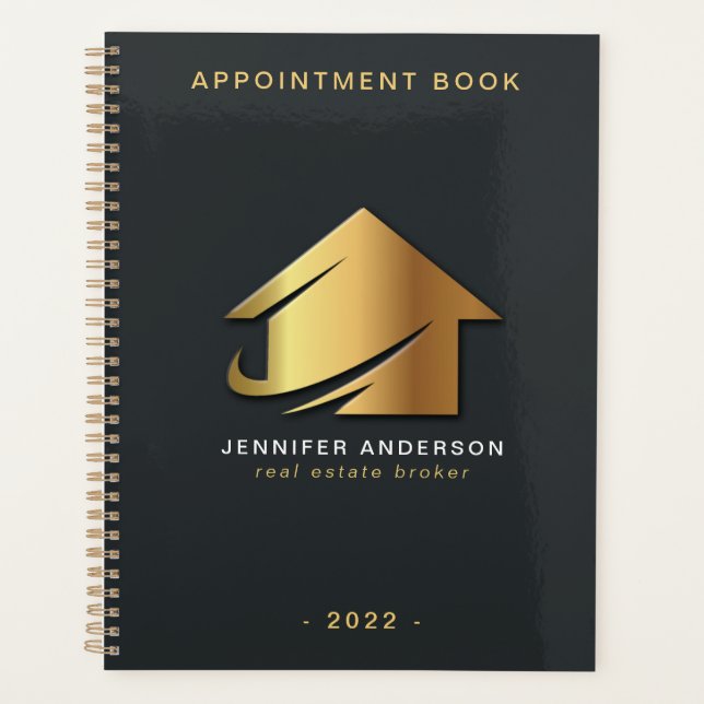 Agenda Libro de citas de agentes inmobiliarios (Anverso)