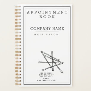 Agenda Libro de citas de Bobby Pins Hairsalon /