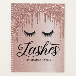 Agenda Libro de citas de Rubor Pink Lashes