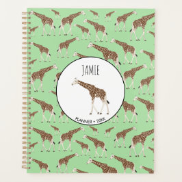 Agenda Libro de citas para animales "Giraffe Jungle Safar