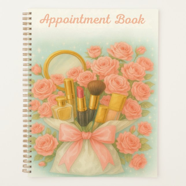Agenda Libro de Citas para Maquilladores 2026 Planificado (Anverso)