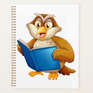 Agenda Libro de lectura del búho sabio