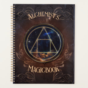 Agenda Libro de magia del alquimista fantasía medieval vi