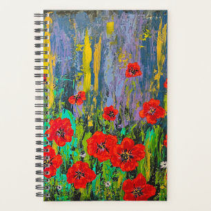 Agenda libro de notas de amapola
