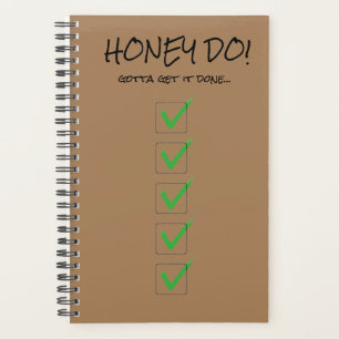 Agenda Libro de planeamiento "HONEY DO"