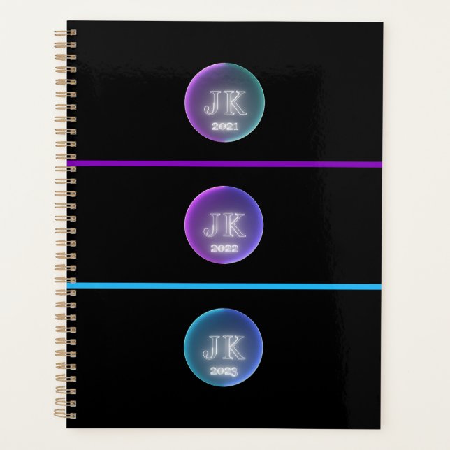 Agenda Libro de planificación de tres años (Anverso)