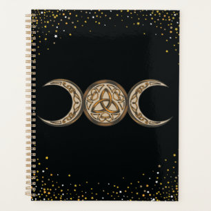 Agenda Libro de Sombras Celta Luna Triple / Triple Diosa