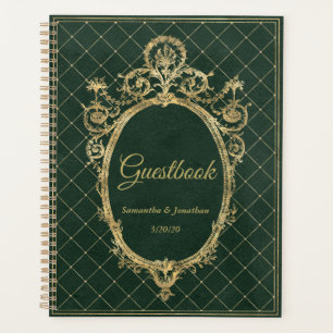 Agenda Libro de visitas boda Ornate Gold