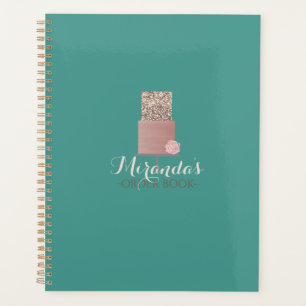 Agenda Libro Turquoise Cake Order
