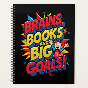 Agenda Libros de cerebros y grandes objetivos - Diversión