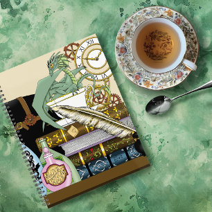 Agenda Libros de pociones de dragón de vapor