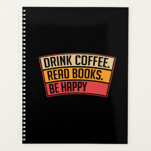 Agenda Libros - Libros de lectura de café para beber, reg