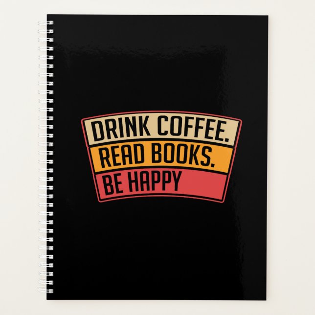 Agenda Libros - Libros de lectura de café para beber, reg (Anverso)