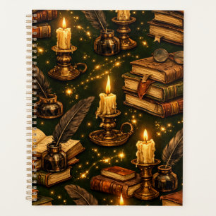 Agenda Libros Mágicos de la Oscura Academia Vintage