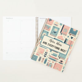 Agenda Libros personalizados y escuelas de plantas en pas