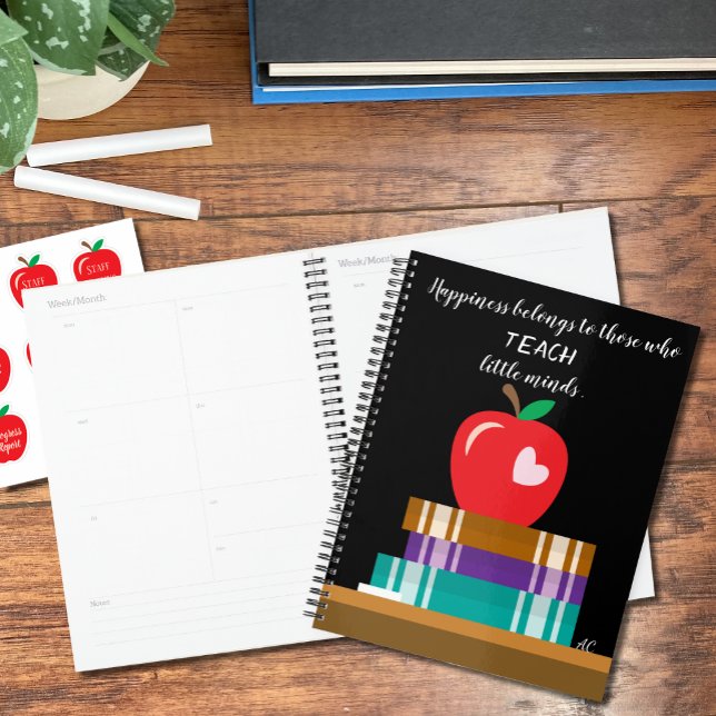 Agenda Libros , Red Apple y el profesor de citas (Subido por el creador)