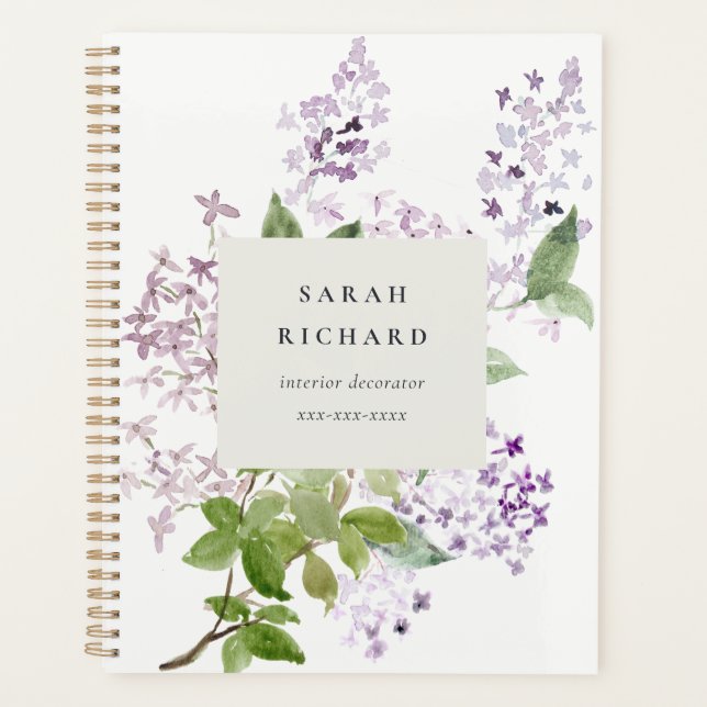 Agenda Lilac Cottage Garden Floral Bunch Business (Anverso)