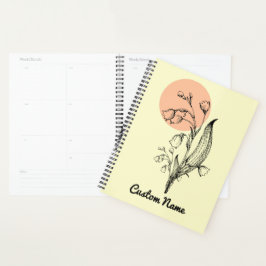 Agenda Lily de la Flor del Mes de Nacimiento del Valle