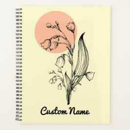 Agenda Lily de la Flor del Mes de Nacimiento del Valle