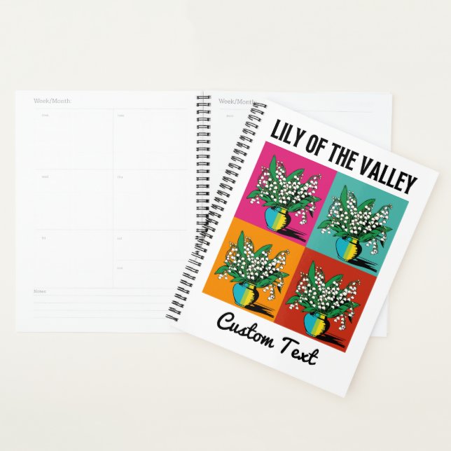 Agenda Lily del Valle May Birth Month Flower Gardener (Demostración)