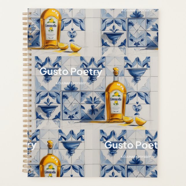 Agenda Limoncello Gusto Poesía (Anverso)