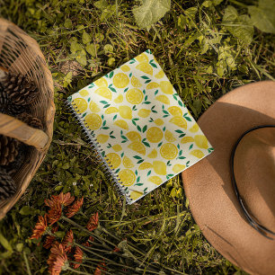 Agenda Limones acuarelas - amarillo y verde