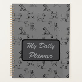 Agenda Línea Schnauzer en miniatura gris Art. 1