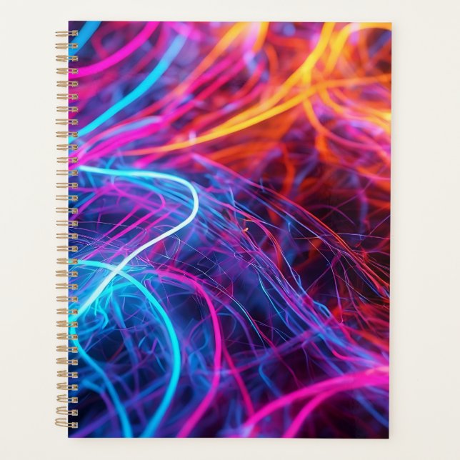 Agenda Líneas de Neon (Anverso)