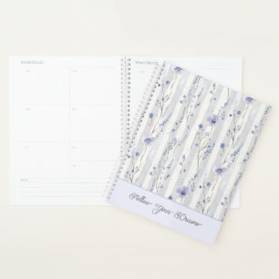 Agenda Líneas Florales de Lavanda Muy Chic 