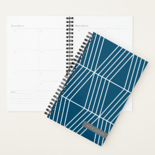 Agenda Líneas geométricas modernas