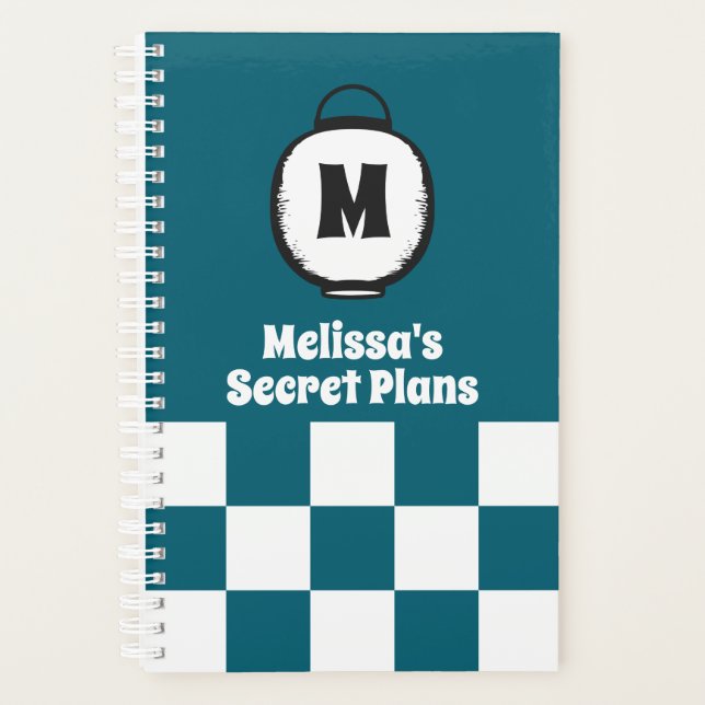 Agenda Linterna de festival japonés con tu inicio (Anverso)