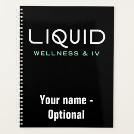 Agenda Liquid Wellness & IV Planner - Black