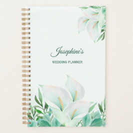 Agenda Lirio blanco personalizado