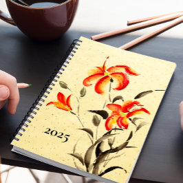 Agenda Lirio tigre - rojo