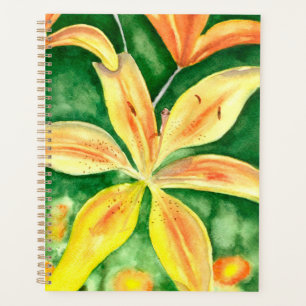 Agenda Lirios amarillos en el jardín