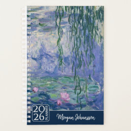 Agenda Lirios de agua de Monet | Texto personalizado