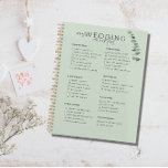 Agenda Lista de comprobación de bodas<br><div class="desc">¡El planificador perfecto con una lista de control de boda delantero para que la próxima novia pueda estar en lo más alto de las cosas y evitar el síndrome de bridezilla! Puede personalizar cada lote de la lista de verificación o dejarla tal como está, pero no olvide personalizar con sus...</div>