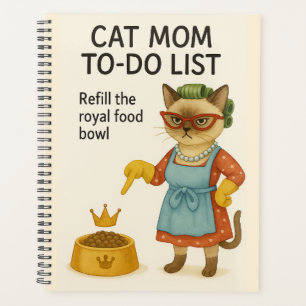 Agenda Lista de tareas para Mamá Gata