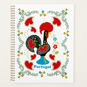 Agenda Lista tradicional de Portugal en negro